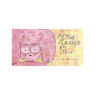 Petra flækker en sten