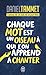 Chaque mot est un oiseau à qui l'on apprend à chanter