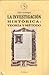 La investigación histórica: Teoría y método
