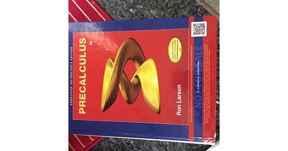 Precalculus Annotated Instructor S Edition By U