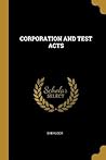 Corporation and Test Acts