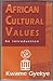 African Cultural Values: An Introduction