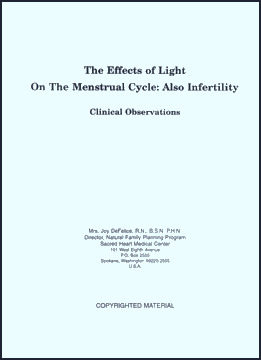 Effects of Light on the Menstrual Cycle and Fertility (Unknown Binding)