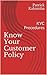 Know Your Customer (KYC) Policy: The Bank's Account Opening Procedures, Identity Verification Procedures and Customer Risk Assessment Procedures