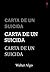 Carta de un suicida (Spanish Edition)