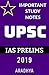 IAS Prelims Exam 2019 Impor...