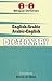 English-Arabic & Arabic-English One-to-One Dictionary. Script... by R. Al-Qass