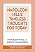 Napoleon Hill's Timeless Thoughts for Today by Napoleon Hill
