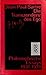 Die Transzendenz des Ego. Philosophische Essays 1931 - 1939.