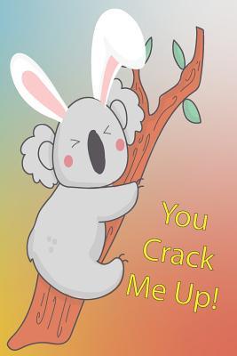 You Crack Me Up Koala with Easter Bunny Ears Lined Journal Notebook for Creative Journaling a Cracking Easter Gift for Somebunny