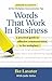 Words That Work in Business...