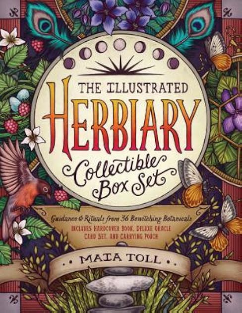The Illustrated Herbiary Collectible Box Set: Guidance and Rituals from 36 Bewitching Botanicals; Includes Hardcover Book, Deluxe Oracle Card Set, and Carrying Pouch (Wild Wisdom)