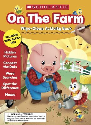 On the Farm Wipe-Clean Activity Book (Spiral-bound)