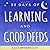 30 days of learning and goo...