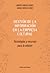 Gestión de la información en la empresa cultural: tecnologías y recursos para la edición