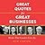 Great Quotes for Great Businesses by Bud Carter