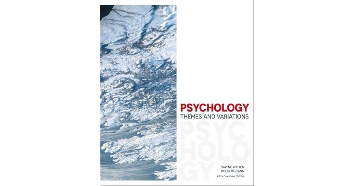 Psychology Themes And Variations 11th Edition Free Pdf