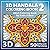 3D Mandala Coloring Book 2