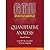 Quantitative Analysis : Customized as per the BE syllabus requirements of the MBA syllabus at Gujarat Technological University