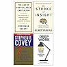 The Age Of Surveillance Capitalism [Hardcover], My Stroke Of Insight, The 7 Habits Of Highly Effective People, Deep Work 4 Books Collection Set