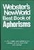 Webster's New World Best Book of Aphorisms