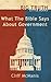 What the Bible Says About Government by Cliff McManis