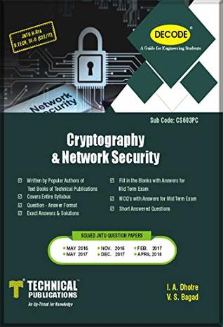 DECODE Cryptography & Network Security for B.Tech. JNTUH R16 (III-II CSE/IT - CS603PC)
