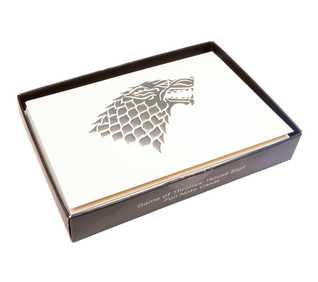 Game of Thrones: House Sigil Foil Note Cards (Paperback)