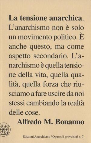 La tensione anarchica