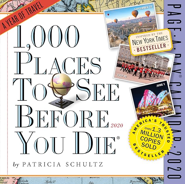 1,000 Places to See Before You Die Page-A-Day Calendar 2020