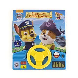 Paw Patrol Pups and the Pirates Treasure Little Steering Wheel (Board Book)