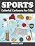 Sports Colorful Cartoon Ill...