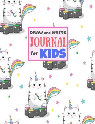 Draw and Write Journal for Kids: Cute Unicorn Matte Cover Design for Drawing, Creative Writing, Doodling, Creating Your Own Story, Illustration Book ... Women) Large 8.5" x 11" with White Interior