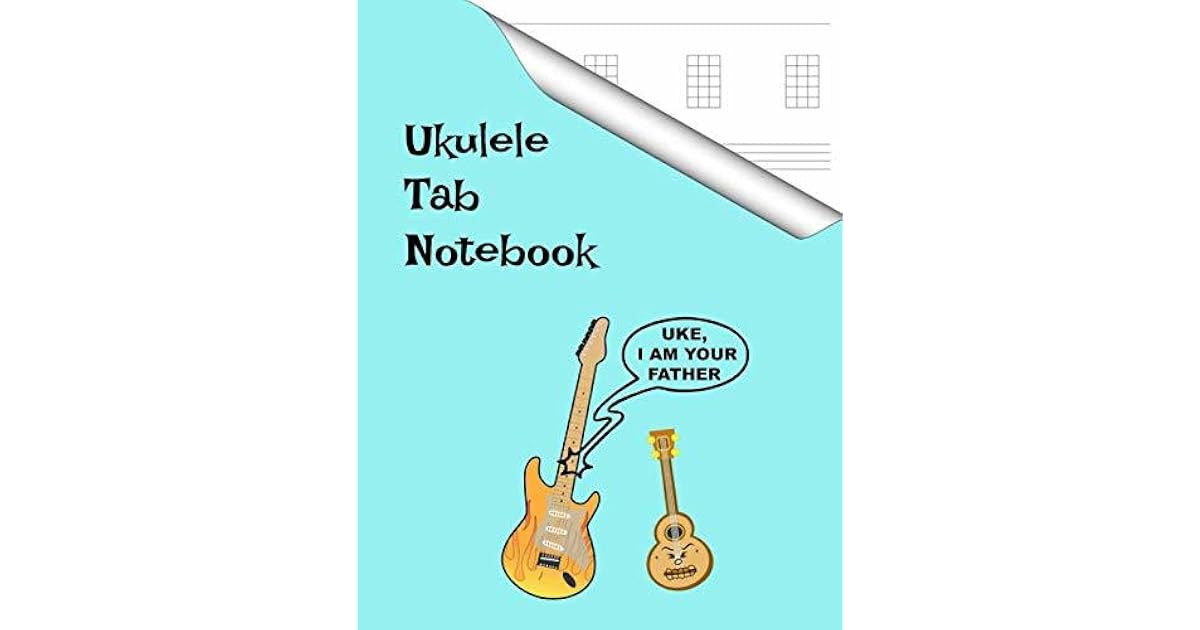 Ukulele Tab Notebook Blank Uke Tablature Staff Music & Lyrics