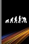 Curling Evolution: Sports Ice Chess Gift For Curling Players And Coach (6"x9") Dot Grid Notebook To Write In
