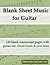 Blank Sheet Music for Guitar by Matthew Ellul