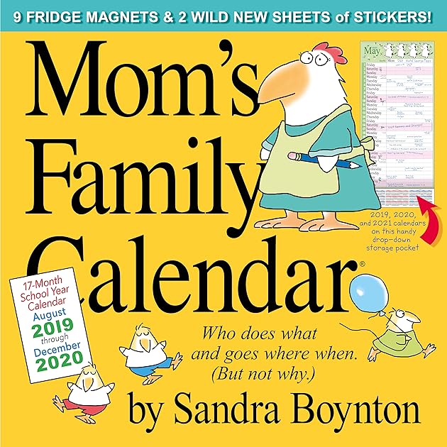 Mom's Family Wall Calendar 2020