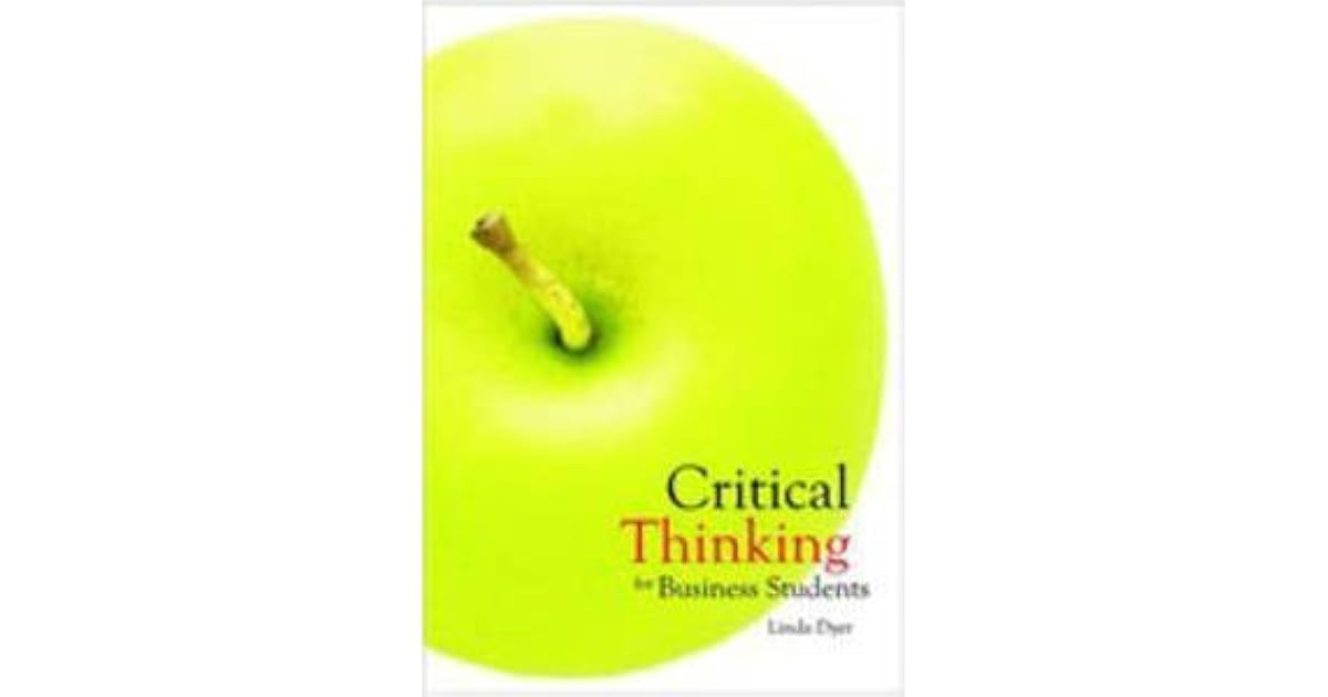 Critical thinking for business students (3rd edition pdf download) picture