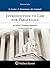 Introduction to Law for Paralegals by Katherine A. Currier