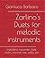 Zarlino's Duets for melodic instruments: melodica, recorder, flute, violin, clarinet, sax, cello, etc. (Melodicamente Book 4)