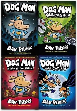 Dogman 4 Book Set Dog Man By Dav Pilkey