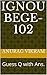 IGNOU BEGE-102 by Anurag vikram