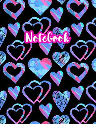 Notebook: Cute Blank Lined Journal Large 8.5 x 11 Matte Cover Design with Ruled White Paper Interior (Perfect for School Notes, Girls and Boys Diary, ... Subject, Office Use) - Product Code D2 305