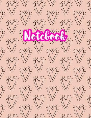 Notebook: Cute Blank Lined Journal Large 8.5 x 11 Matte Cover Design with Ruled White Paper Interior (Perfect for School Notes, Girls and Boys Diary, Kids Writing Composition, Planner, College Subject, Office Use) - Product Code G7 632