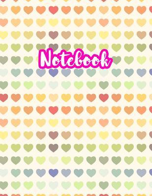 Notebook: Cute Blank Lined Journal Large 8.5 x 11 Matte Cover Design with Ruled White Paper Interior (Perfect for School Notes, Girls and Boys Diary, Kids Writing Composition, Planner, College Subject, Office Use) - Product Code N7 865