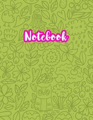 Notebook: Cute Blank Lined Journal Large 8.5 x 11 Matte Cover Design with Ruled White Paper Interior (Perfect for School Notes, Girls and Boys Diary, Kids Writing Composition, Planner, College Subject, Office Use) - Product Code N7 803