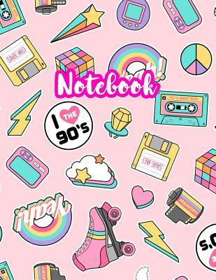 Notebook: Cute Blank Lined Journal Large 8.5 x 11 Matte Cover Design with Ruled White Paper Interior (Perfect for School Notes, Girls and Boys Diary, Kids Writing Composition, Planner, College Subject, Office Use) - Product Code G7 771