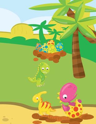Dinosaur Cover Story Time Workbook Journal For Children 8.5 x 11 150 Pages: Write Your Own Adventure Book