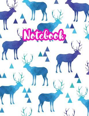 Notebook: Cute Blank Lined Journal Large 8.5 x 11 Matte Cover Design with Ruled White Paper Interior (Perfect for School Notes, Girls and Boys Diary, ... Subject, Office Use) - Product Code D2 253