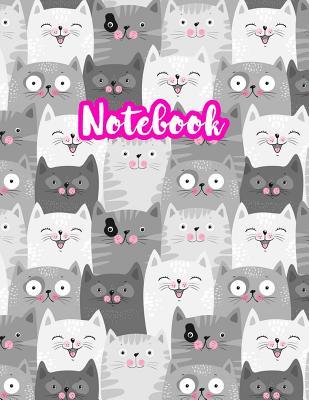 Notebook: Cute Blank Lined Journal Large 8.5 x 11 Matte Cover Design with Ruled White Paper Interior (Perfect for School Notes, Girls and Boys Diary, Kids Writing Composition, Planner, College Subject, Office Use) - Product Code D2 360